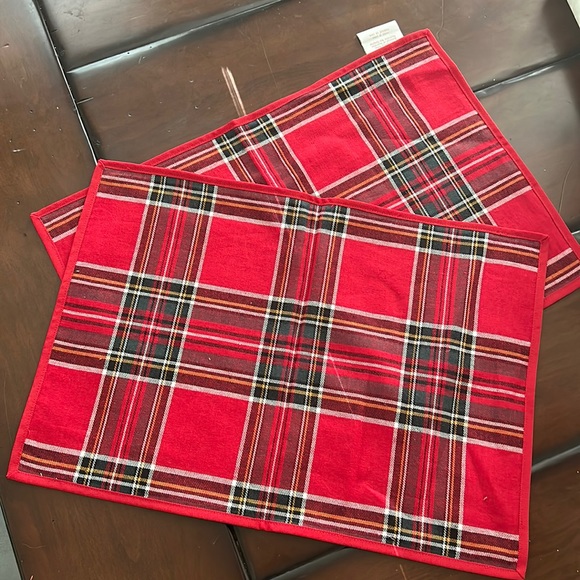 Williams Sonoma Kitchen Williams Sonoma Red Plaid Placemats Poshmark